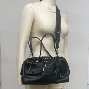 Zadig & Voltaire NEW black crossbody/bag wh key chain and detachable sh strap